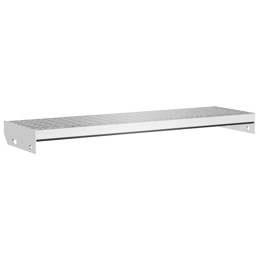Vidaxl Step Step Grid 80x24x7 cm Acciaio zincato