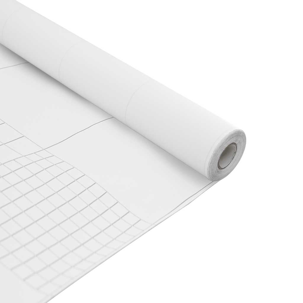 Vidaxl raamfolies mat pvc wit