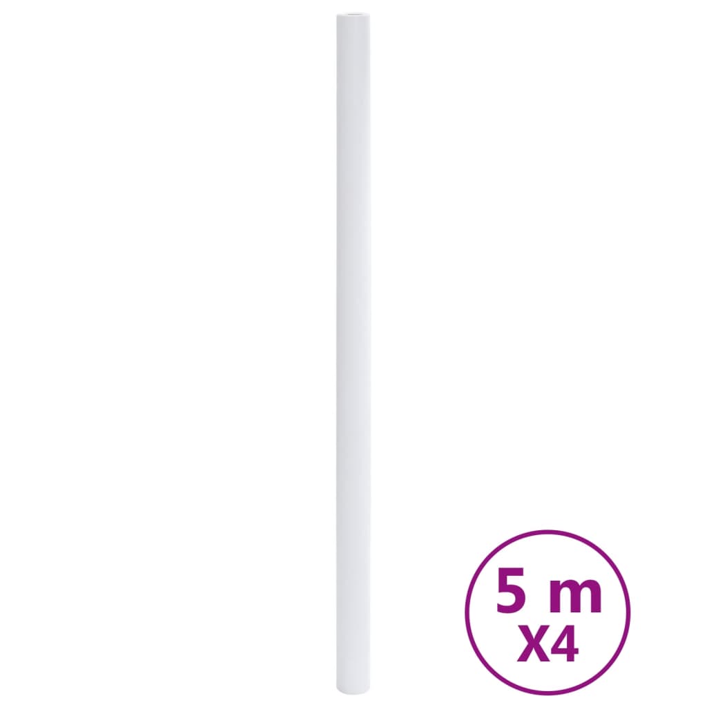 Rivestimenti per mobili VidaXL autoadesivi 90x500 cm PVC bianco opaco