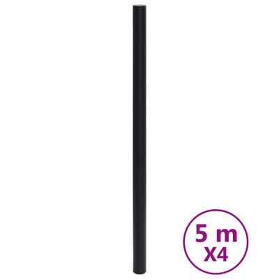 Vidaxx revestimiento para muebles autoadhesivo 90x500 cm PVC negro mate