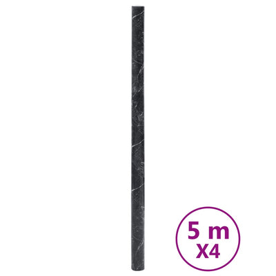 Vidaxx revestimiento para muebles autoadhesivo 90x500 cm PVC mármol negro