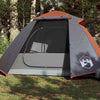 Tienda domo VidaXL 2 personas impermeable naranja
