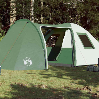 Vidaxl Dome Tenda a 6 persone impermeabile verde