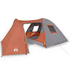 Vidaxl Dome Tenda Grey e arancione impermeabili per 6 persone