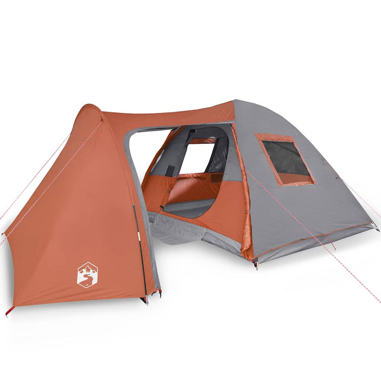 Vidaxl Dome Tenda Grey e arancione impermeabili per 6 persone