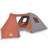 Tenda a cupola VidaXL per 6 persone impermeabile arancione