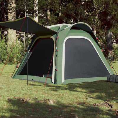 Vidaxl Tenda per 4 persone impernettando il verde veloce