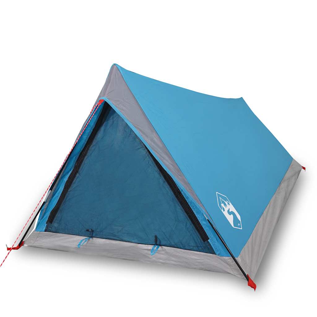 Vidaxl Tent de 2 personas impermeables azul