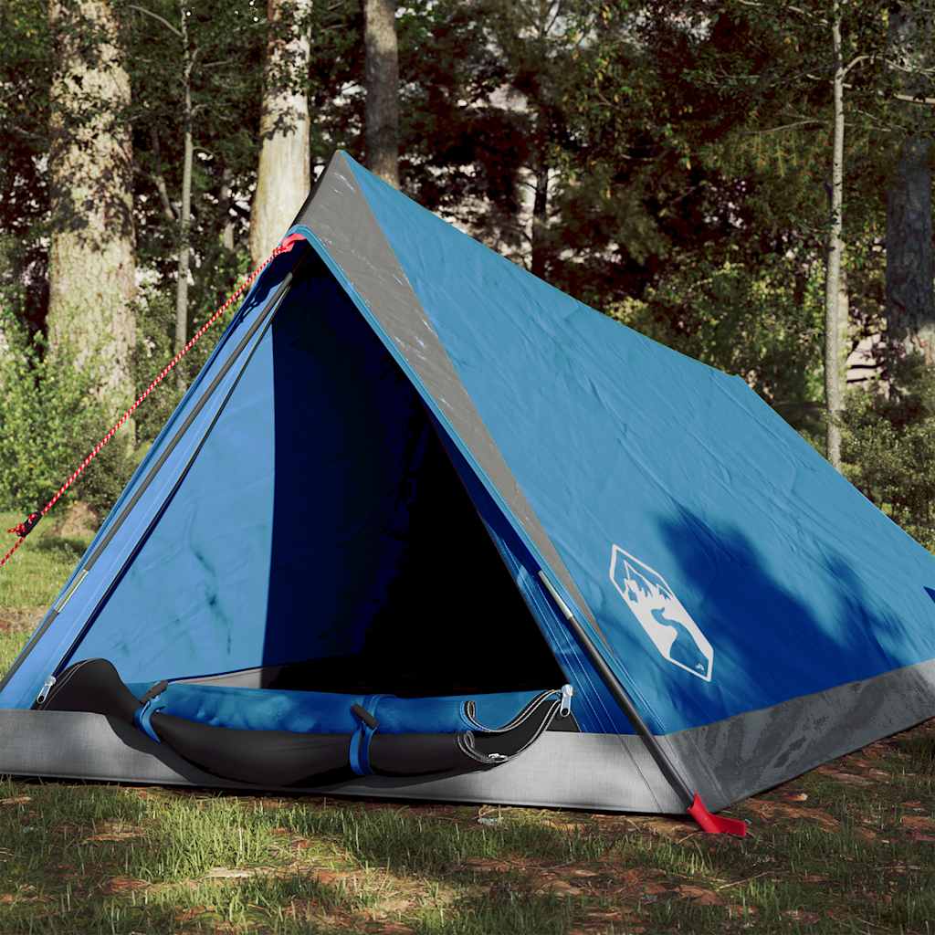 Vidaxl Tent de 2 personas impermeables azul