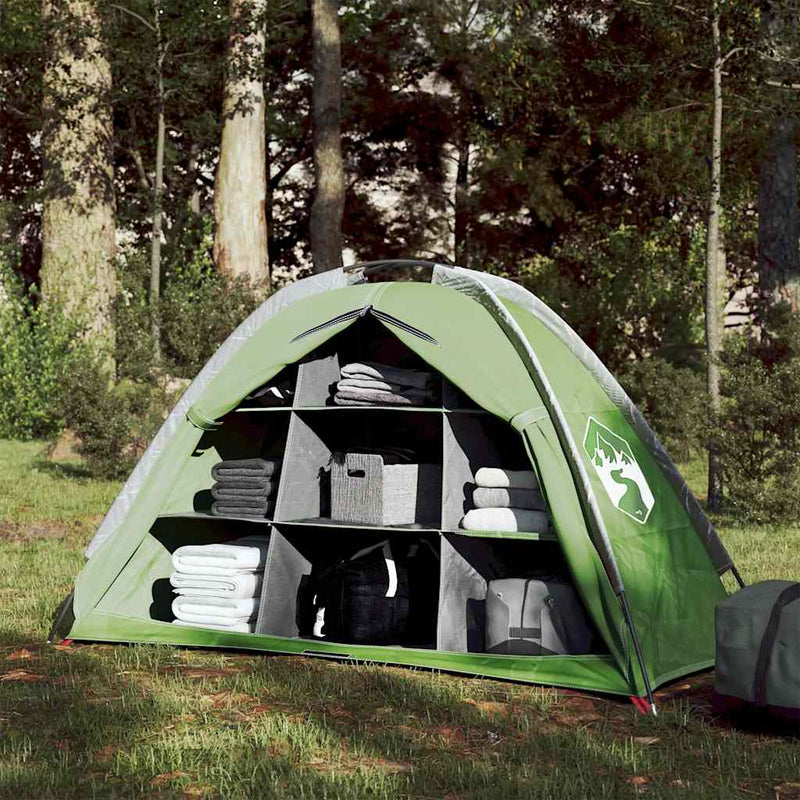 Tenda magazzino Vidaxx 9 scomparti impermeabile verde