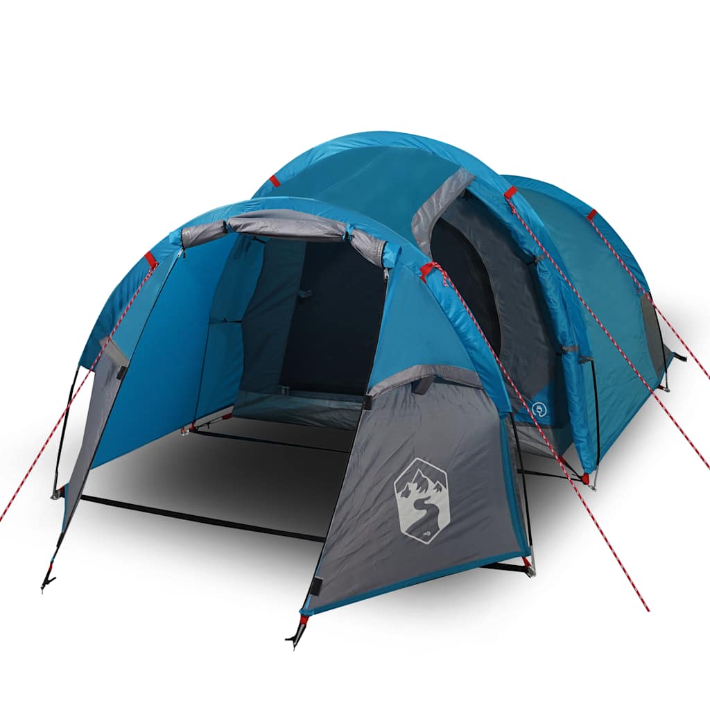 Tienda túnel Vidaxl impermeable para 3 personas en color azul