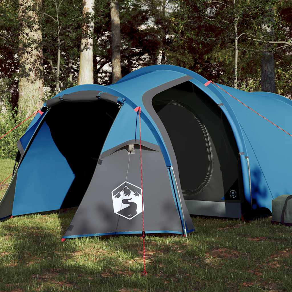 Tienda túnel Vidaxl impermeable para 3 personas en color azul