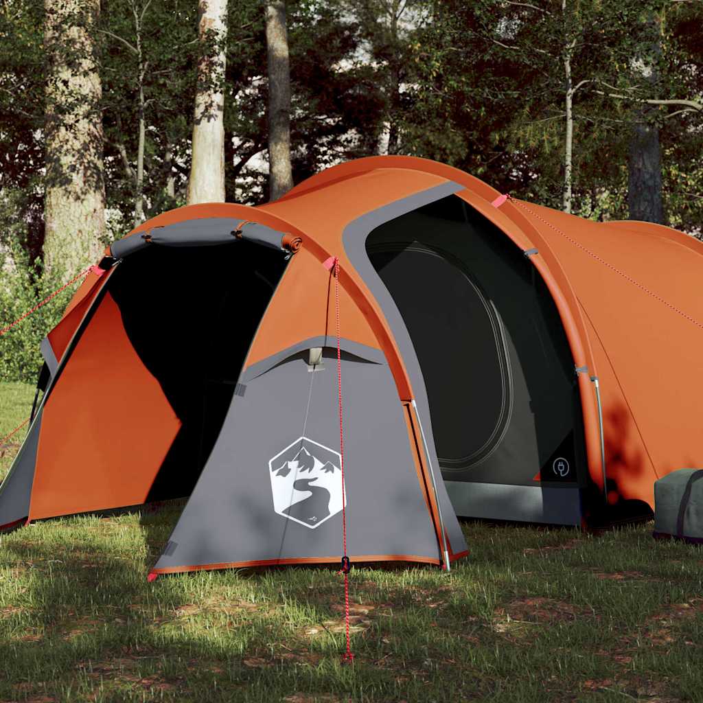 Vidaxl tienda túnel 3 personas impermeable naranja