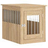 Gabbia per cani Vidaxxl 55x75x65 cm in MDF color rovere Sonoma