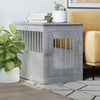 Vidaxxl jaula para perros 55x75x65 cm madera contrachapada hormigón gris