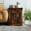 Vidaxl Hondenbench 55x75x65 cm Oak fumato in legno trasformato