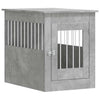 Jaula para perros Vidaxl 55 x 80 x 68 cm madera contrachapada hormigón gris