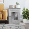 Jaula para perros Vidaxl 55 x 80 x 68 cm madera contrachapada hormigón gris