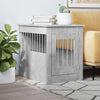 Jaula para perros Vidaxl 55 x 80 x 68 cm madera contrachapada hormigón gris