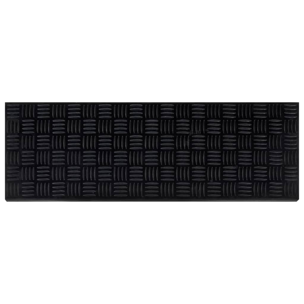 Tappetini Vidaxl Stair 10 ST 25x75 cm gomma