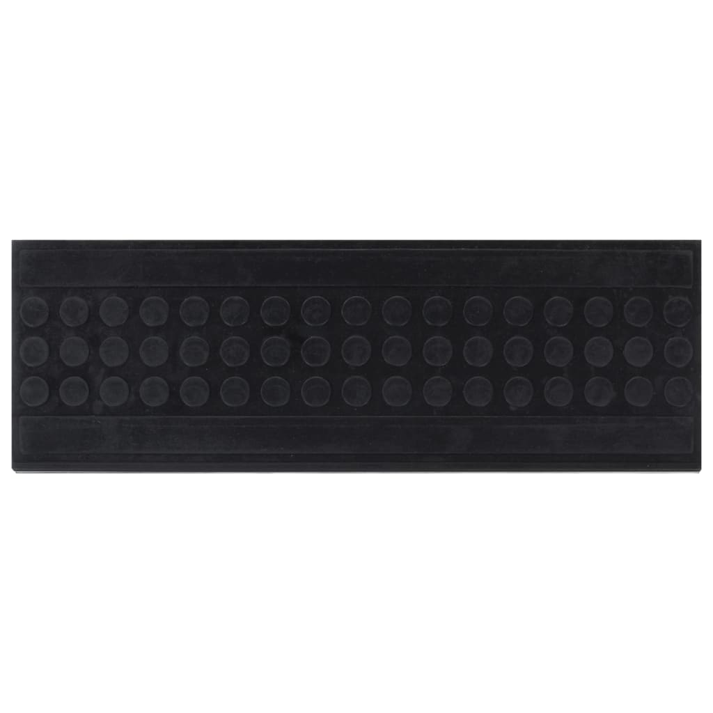 Vidaxl Stair Tappet 5 St 25x75 cm gomma