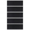 Vidaxl Stair Tappet 5 St 25x75 cm gomma