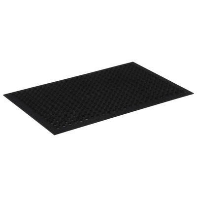 Vidaxl felpudo rectangular 60x90 cm de goma