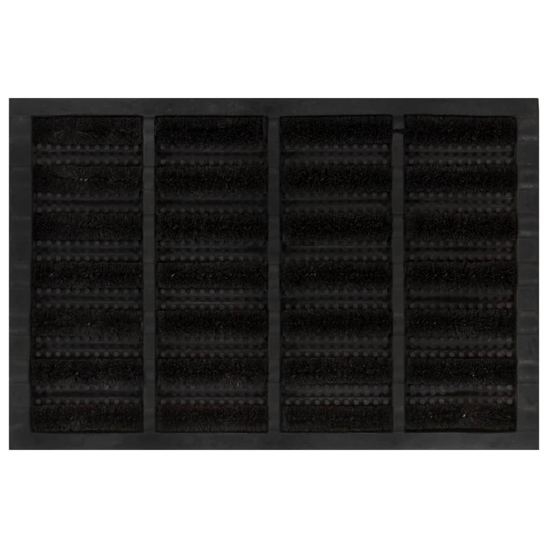 Vidaxl deurmat rechthoekig 40x60 cm rubber en kokosvezel