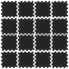 Vidaxl rubbertegels 16 st 16 mm 30x30 cm zwart