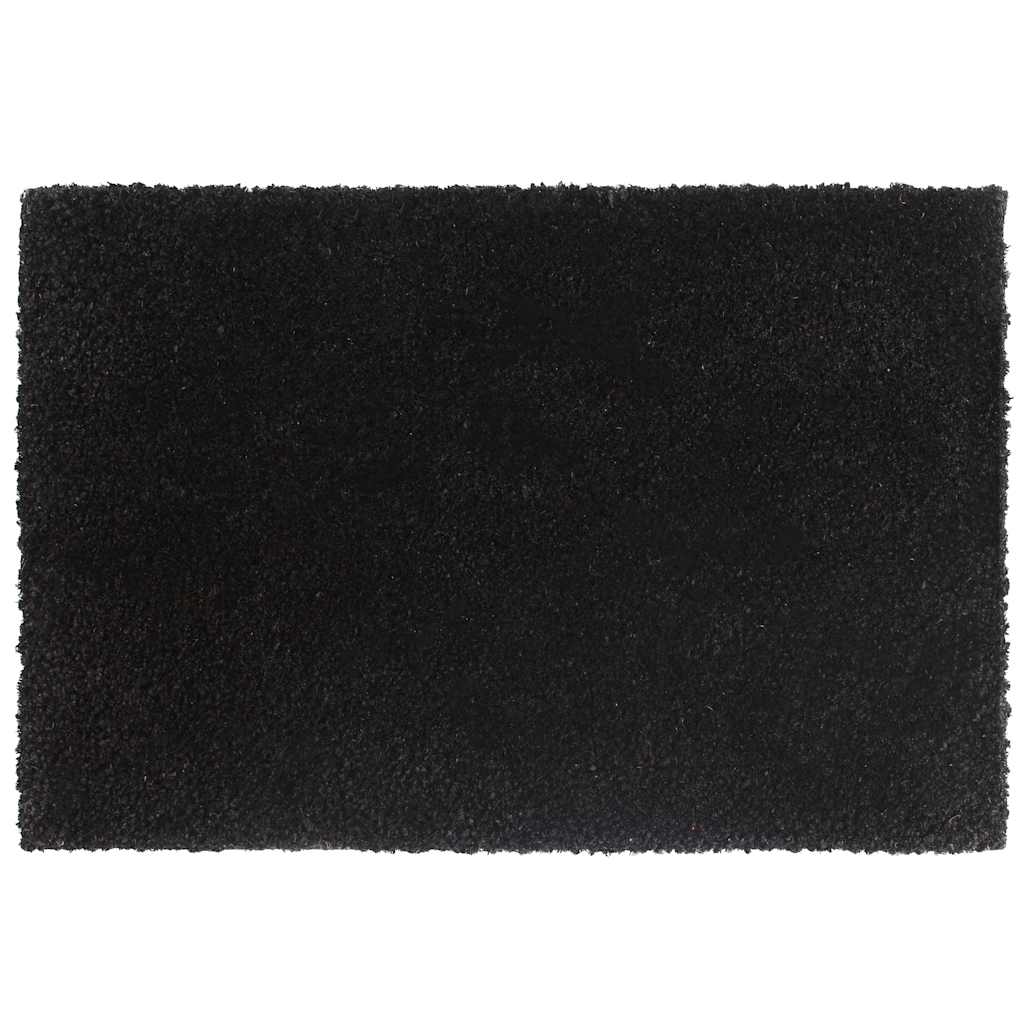 Vidaxl porormats 5 St 40x60 cm Fibra di cocco trapuntato nero