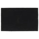 Vidaxl felpudo 50x80 cm fibra de coco con mechones negros