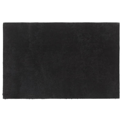 Vidaxl deurmat 65x100 cm getufte kokosvezel zwart