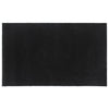 Vidaxl deurmat 90x150 cm getufte kokosvezel zwart