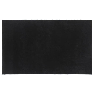 Vidaxl felpudo 90x150 cm fibra de coco con mechones negros