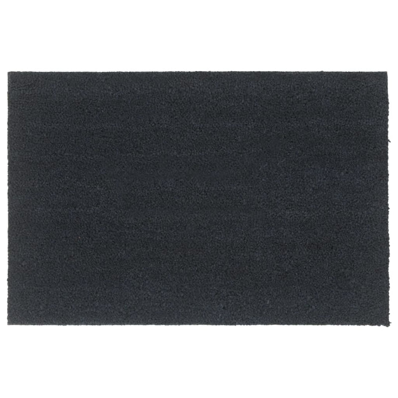 Vidaxl deurmat 60x90 cm getufte kokosvezel donkergrijs
