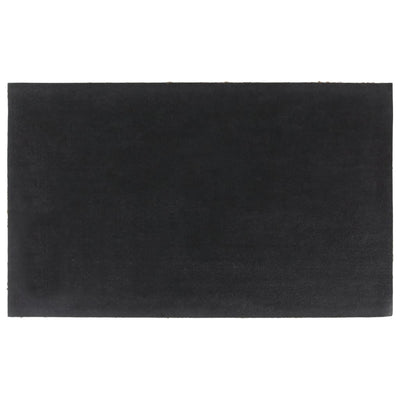 Vidaxl felpudo 45x75 cm fibra de coco con mechones naturales