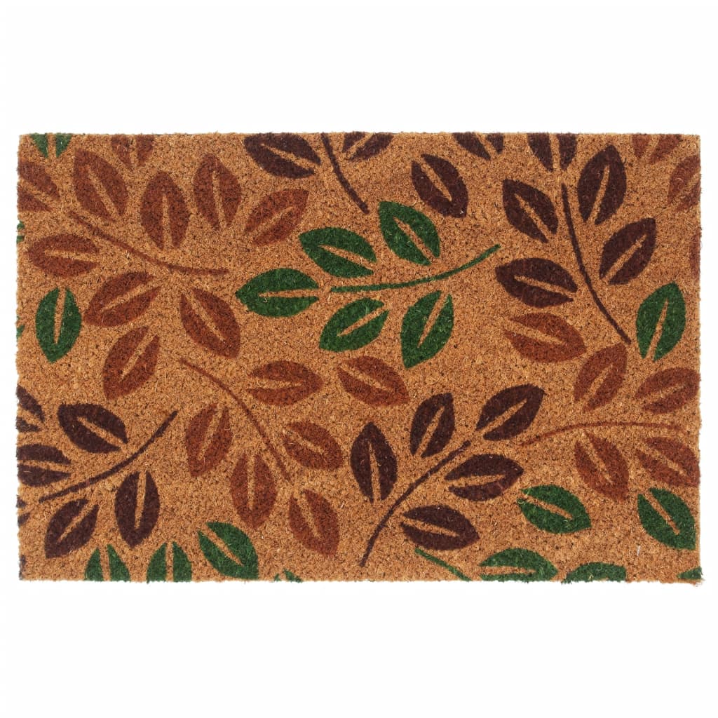Vidaxx felpudo 40x60 cm fibra de coco capitoné natural