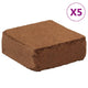 Vidaxl Bloques de coco de coco 5 st 5 kg cada 25 kg total