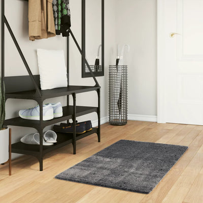 RUG VIDAXL HUARTE POLO BAJA Softable 60x110 cm antracita