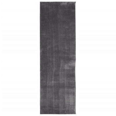 RUG VIDAXL HUARTE BAJA PIELLA Softable 80x250 cm antracita