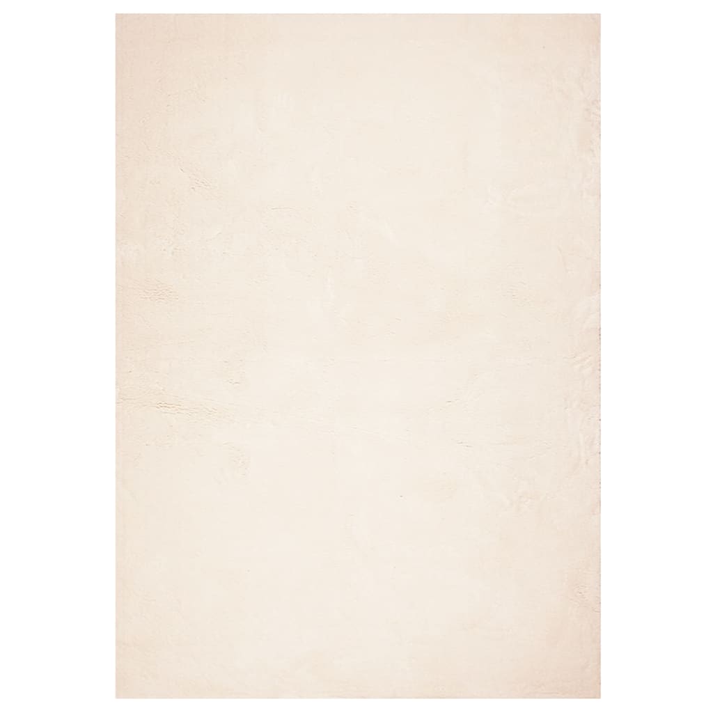Vidaxl vloerkleed huarte laagpolig zacht wasbaar 240x340 cm beige