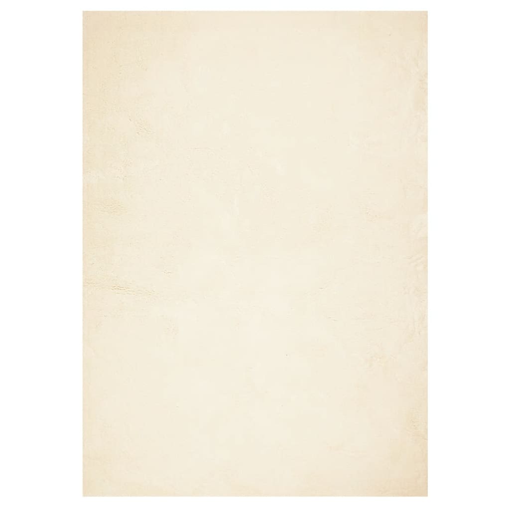 Vidaxl RUG HUARTE BAJA POLA Softable lavable de 240x340 cm de crema