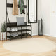RUG VIDAXL HUARTE BAJA POLA Softable Ø 160 cm de crema