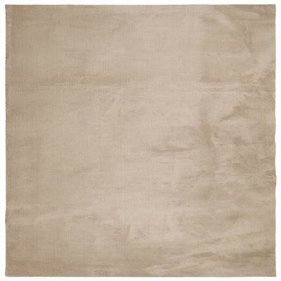 Vidaxl RUG HUARTE BAJA POLA Softable lavable de 120x120 cm -Coleado