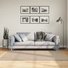 RUG VIDAXL HUARTE POLO BAJA Softable Softable 160x160cm de arena