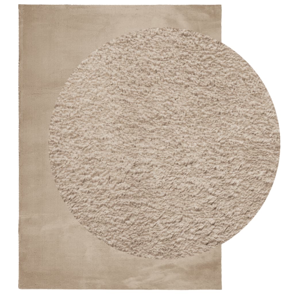 Vidaxl RUG HUARTE BAJA POLA Softable lavable 240x340cm de arena