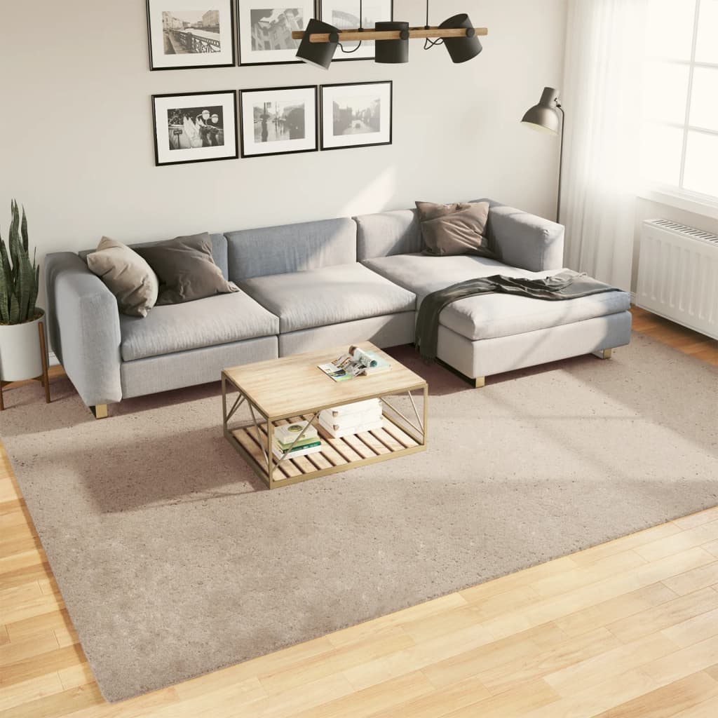 Vidaxl RUG HUARTE BAJA POLA Softable lavable 240x340cm de arena