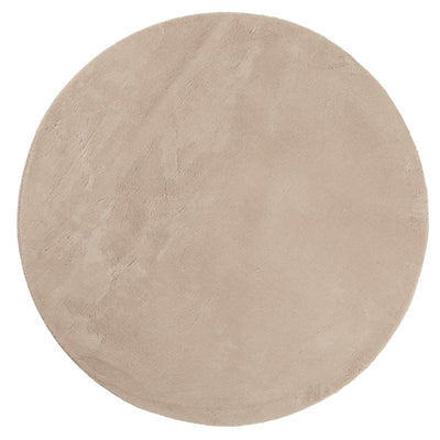 Vidaxl RUG HUARTE BAJO PILO Softable Ø 100 cm de arena de color