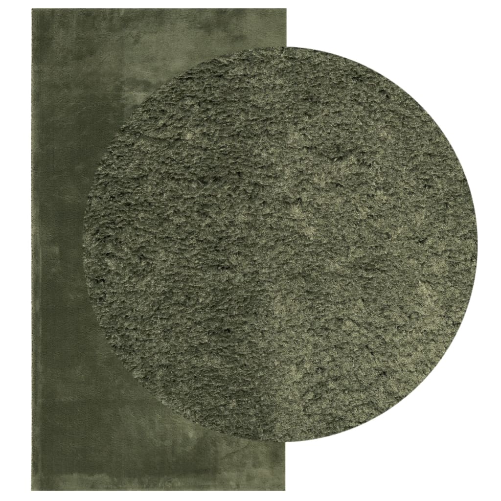 VIDAXL RAG HUARTE LASSO BASSO PERSO MARD SOLABILE 60X110 CM Foresta verde