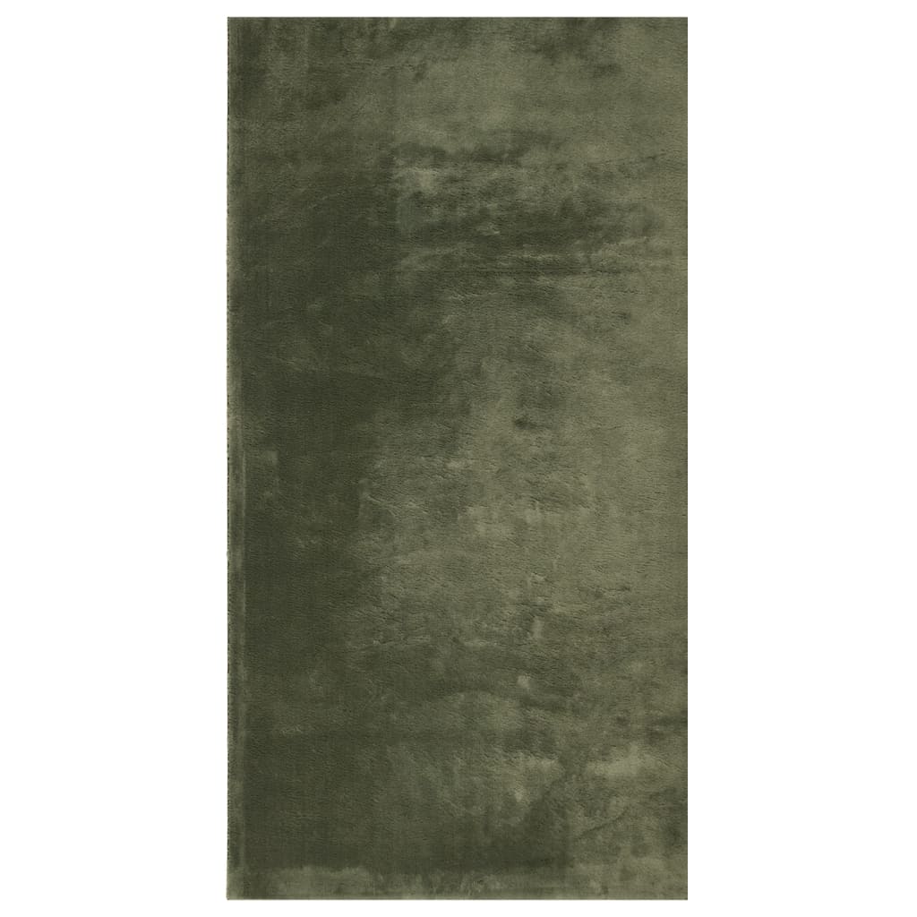 Vidaxl RUG HUARTE bajo Pola suave Softable 80x150 cm de bosque verde
